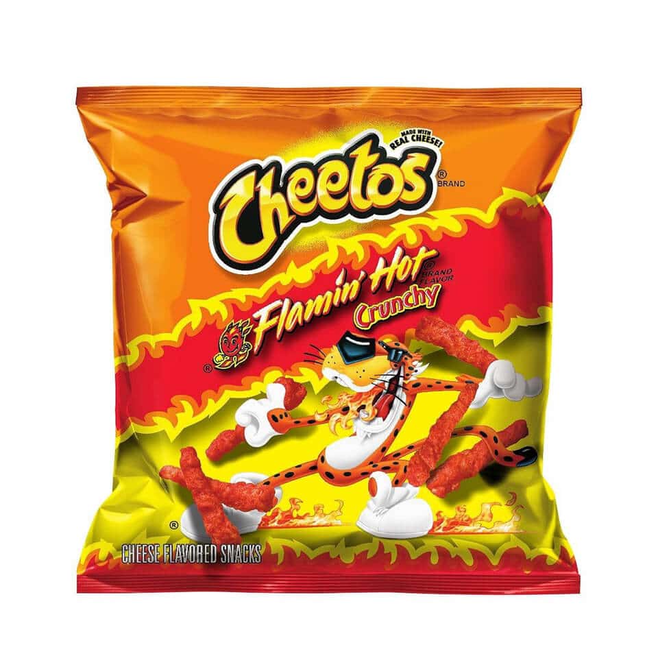 Cheetos Flamin Hot Crunchy Chips Heatsupply