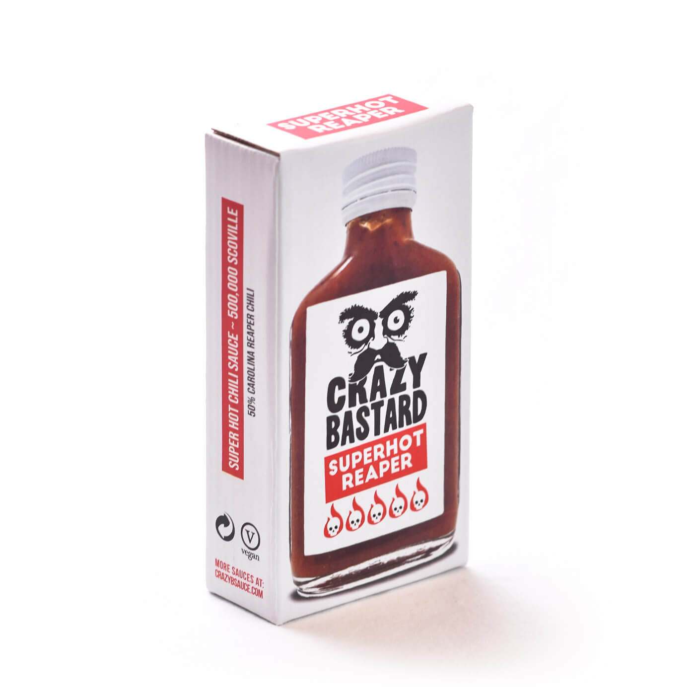 Crazy Bastard Sauce Superhot Reaper Extreme Hot Spicy Chilli Condiment  100ml