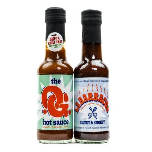 heatsupply hot sauce pack with the og and la barbacoa hot sauce