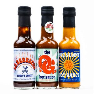 Heatsupply hot sauce 3 pack met drie hot sauces van Heatsupply